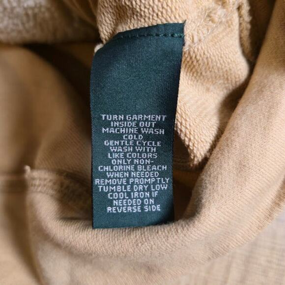 Lauren Ralph Lauren Sherpa Collared Jacket Size XS Tan Sweatshirt Zip Up Casual - Picture 7 of 7